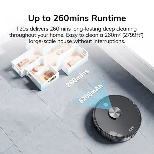 ILIFE T20S Self-Cleaning Vacuum Cleaner Robot 5000Pa