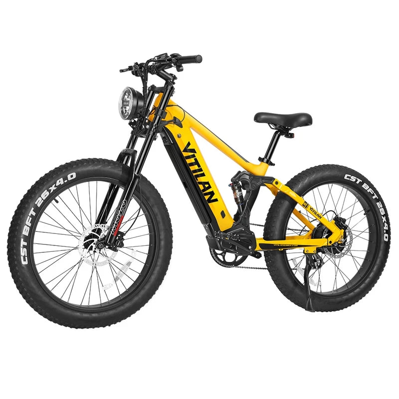 Vitilan T7 Mountain Electric Bike 750W Bafang Motor 48V 20Ah Battery