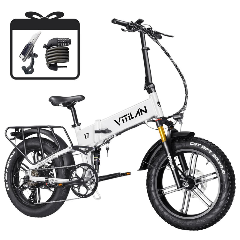 Vitilan I7 Pro 3.0 Electric Bike, 750W Motor 48V 20Ah