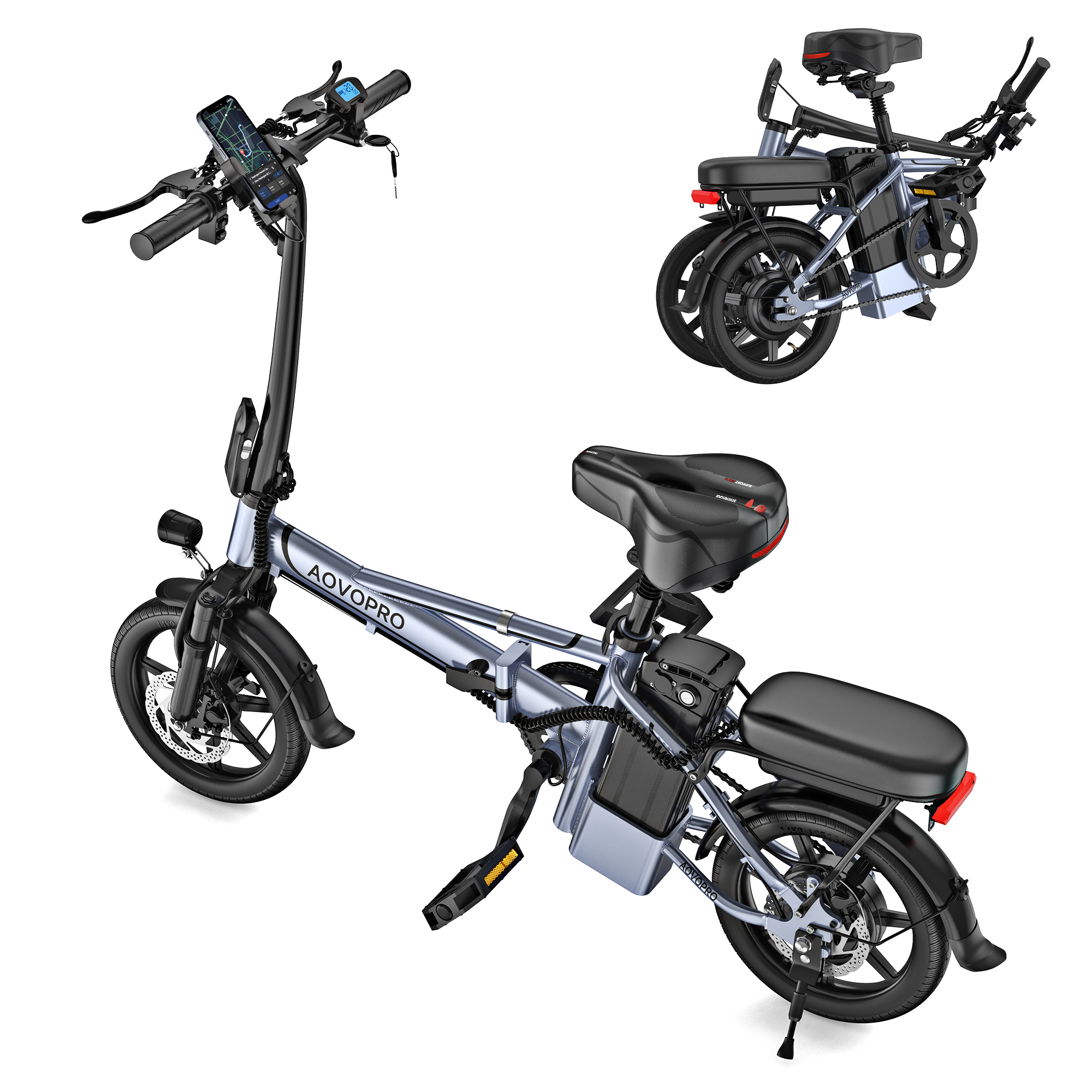 AOVOPRO EB60 Electric Bike 15Ah 450W