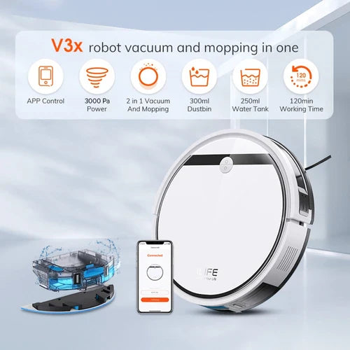 ILIFE V3X Robot Vacuum Cleaner