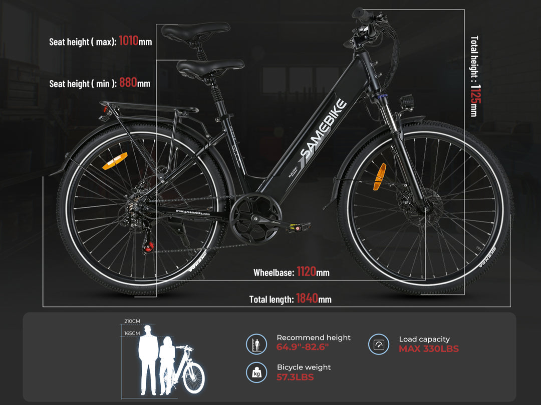 Samebike RS-A01 PRO Electric Bike 15Ah